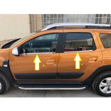 Ack Dizayn Dacia Duster 2018+ Araca Özel Krom Cam Alt Çıtası A+