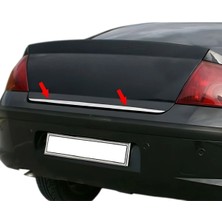 Ack Dizayn Peugeot 407 2004-2010 Araca Özel Krom Bagaj Alt Çıtası Paslanmaz Çelik A+