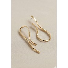 Aurrari Gold Uzun 2'li Küpe