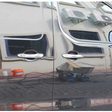 Ack Dizayn Renault Kangoo 2008-2016 Araca Özel Krom Kapı Kolu Paslanmaz Çelik A+
