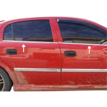 Ack Dizayn Opel Astra G 1998-2006 Araca Özel Krom Cam Çıtası A+