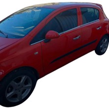 Ack Dizayn Opel Corsa "d" 2007-2014 Araca Özel Krom Cam Çıtası A+ Paslanmaz Çelik