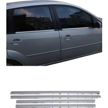 Ack Dizayn Ford Fiesta 2002-2008 Araca Özel Krom Cam Çıtası A+ Paslanmaz