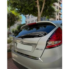 Ack Dizayn Ford Fiesta 2009-2017 Araca Özel Krom Bagaj Alt Çıtası A+ Paslanmaz