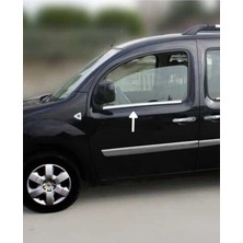 Ack Dizayn Renault Kangoo 2008-2016 Araca Özel Krom Cam Çıtası A+