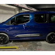 Ack Dizayn Peugeot Rifter 2018+ Araca Özel Krom Cam Alt Çıtası A+