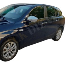 Ack Dizayn Fiat Egea Sedan-Hb-Cross Araca Özel Abs Krom Ayna Kapağı + Paslanmaz Çelik Kapı Kol A+