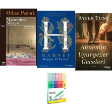 Epsilon Yayınevi Masumiyet Müzesi + Hamnet + Annemin Uyurgezer Geceleri / 3 Kitap Set ( Kalem Set Hd)