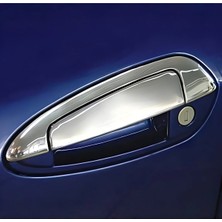 Ack Dizayn Fiat Punto 2007+ Araca Özel Krom Kapı Kolu Paslanmaz Çelik A+