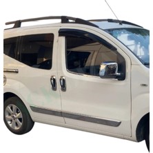 Ack Dizayn Fiat Fiorino/nemo/bipper Araçlarınıza Özel Üretim Abs Krom Ayna Kapağı + Paslanmaz Çelik Kapı Kol