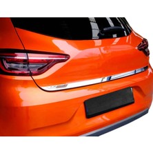 Ack Dizayn Renault Clio 5 Araca Özel Krom Bagaj Alt Çıtası Paslanmaz Çelik A+