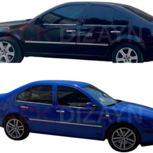 Ack Dizayn Volkswagen Bora Krom Cam Çıtası + Krom Kapı Kol 2'li Set A+