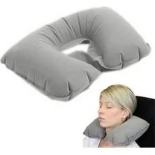 Yapex Şişme Seyahat Boyun Yastığı, Taşınabilir Katlanabilir Yumuşak Yolculuk Yastığı, Uçak, Otobüs ve Araba Için Rahat Uyku