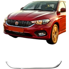 Ack Dizayn Fiat Egea Sd/hb 2015-2020 Araca Özel Krom Ön Panjur Çıtası "u" Formlu Paslanmaz Krom