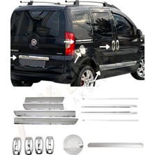 Ack Dizayn Fiat Fiorino 2007+ 5'li Krom Set ( Yan Kapı Çıtası-Sürgü Çıtası-Depo Kapağı-Kapı Kol-Bagaj Çıta)