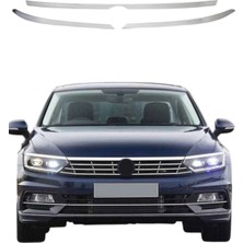 Ack Dizayn Volkswagen Passat B8 / B8,5 Araçlarınıza Özel Üretim Krom Far Üstü Çıta 3pcs A+