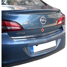 Ack Dizayn Opel Astra H "sd" 2004-2009 Araca Özel Krom Bagaj Alt Çıtası Paslanmaz Çelik A+