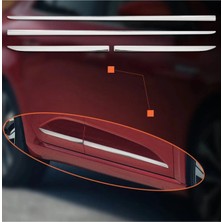 Ack Dizayn Renault Megane 4 2016+ Araca Özel Üretim Krom Yan Kapı Çıtası A+ Paslanmaz Çelik