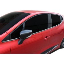 Ack Dizayn Renault Clio 4 Araca Özel Krom Cam Alt Çıtası A+