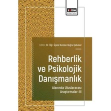 Eğitim Yayınevi Rehberlik ve Psikolojik Danışmanlık Alanında Uluslararası Araştırmalar 3