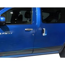 Ack Dizayn Dacia Dokker 2012+ Araca Özel Krom Kapı Kolu Paslanmaz Çelik A+