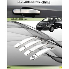 Ack Dizayn Seat Ibiza 2000-2009 Araca Özel Krom Kapı Kolu Paslanmaz Çelik A+