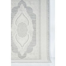 Lexa Home Bambu Tarz Salon Halısı - 4m² ve 6m² Açık Gri Oturma Odası Halısı - Antialerjik Dokuma