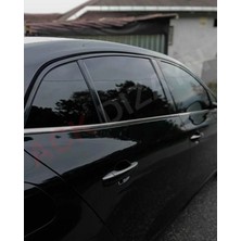 Ack Dizayn Renault Megane 4 Sd 2016+ Araca Özel Krom Cam Çıtası + Krom Kapı Kol 2'li Set A+ Paslanmaz