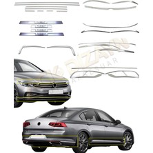 Ack Dizayn Volkswagen Passat B8,5 2019+ Krom Aksesuar Seti A+