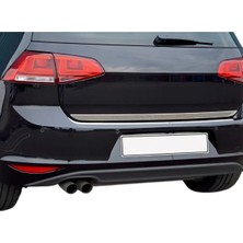 Ack Dizayn Volkswagen Golf 7 Araca Özel Krom Bagaj Alt Çıtası Paslanmaz Çelik A+