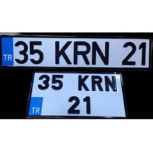 Oto Plaka (1 Kare 1 Düz Qr Kodlu )