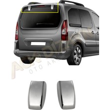 Ack Dizayn Citroen Berlingo 2008-2018 Araca Özel Krom Arka Menteşe Kapağı A+