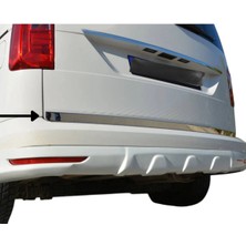 Ack Dizayn Volkswagen Caddy 2015-2022 Araca Özel Krom Bagaj Alt Çıtası Paslanmaz Çelik A+