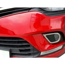 Ack Dizayn Renault Clio 4 Makyajlı Kasa Krom Sis Far Çerçevesi Paslanmaz Çelik