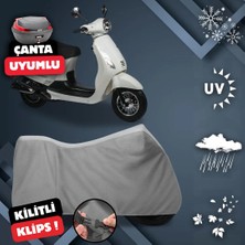 ULTRASHOP Rmg Moto Gusto Milano 50 Su Geçirmez Motosiklet Brandası Arka Çanta Uyumlu Motosiklet Branda