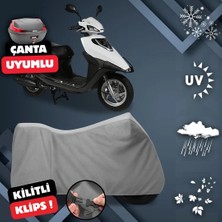 ULTRASHOP Rmg Moto Gusto Santa 125 Su Geçirmez Motosiklet Brandası Arka Çanta Uyumlu Motosiklet Branda