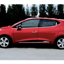 Ack Dizayn Renault Clio 4 Hb-Sw 2012 Araca Özel Üretim Krom Yan Kapı Çıtası A Paslanmaz Çelik