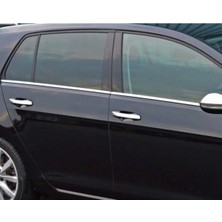 Ack Dizayn Volkswagen Golf 7 2012+ Araca Özel Krom Cam Alt Çıtası A+