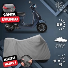 ULTRASHOP Rmg Moto Gusto Verona 50 Su Geçirmez Motosiklet Brandası Arka Çanta Uyumlu Motosiklet Branda