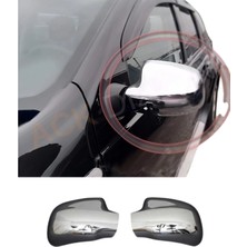 Ack Dizayn Dacia Sandero 2008-2020 Araca Özel Abs Krom Ayna Kapağı A+