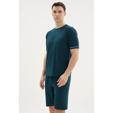 Kly %100 Pamuk Yeni Sezon Erkek Şık Tasarım Şortlu Takım