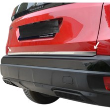 Ack Dizayn Peugeot 3008 2016-2024 Araca Özel Krom Bagaj Alt Çıtası Paslanmaz Çelik A+