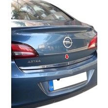 Ack Dizayn Opel Astra J Sd 2012+ Araca Özel Krom Bagaj Alt Çıtası Paslanmaz Çelik A+