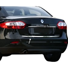 Ack Dizayn Renault Fluence Araca Özel Krom Bagaj Alt Çıtası Paslanmaz Çelik A+