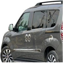 Ack Dizayn Fiat Doblo 2010-2022 4'lü Yan Krom Seti (Yan Kapı-Cam Çıtası-Sürgü Çıtası-Kapı Kol) A+