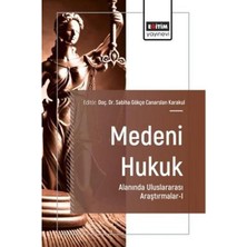 Eğitim Yayınevi Medeni Hukuk Alanında Uluslararası Araştırmalar 1