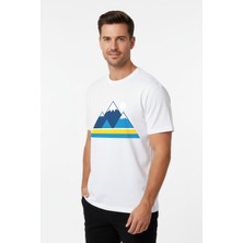 White Whale Rare – Abstract Peaks Erkek T-Shirt