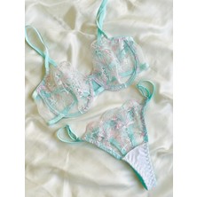 Hama Love Kadın Mavi Desenli Iç Çamaşır Takımı