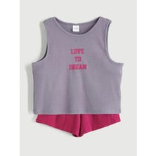 Lc Waikiki Yeni Sezon Beli Lastikli Kız Çocuk Pijama Şort