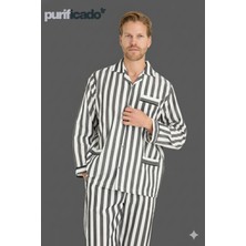 Kly Old School Erkek Çizgi Desenli Lüx Konforlu Pijama Takımı